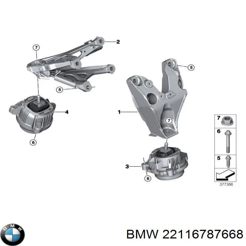 104257 Febi soporte de motor derecho