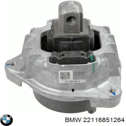 Soporte de motor derecho 22116851264 BMW