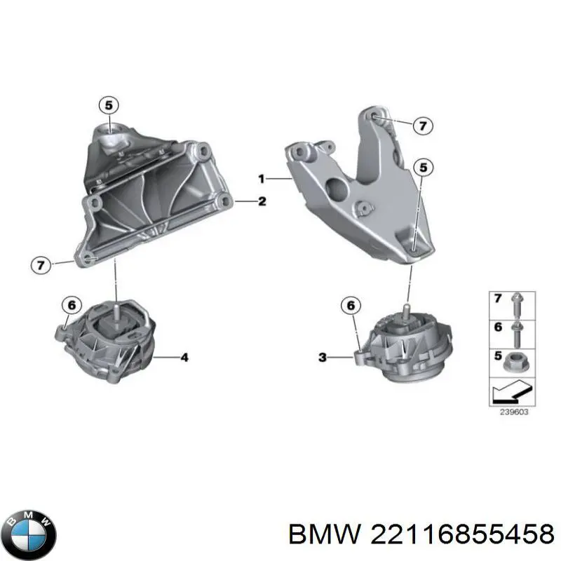 22116855458 BMW