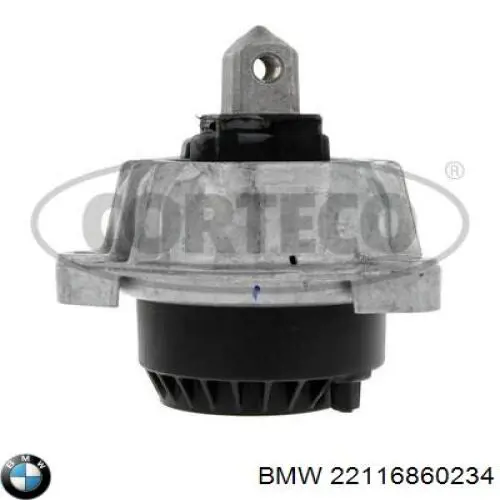22116860234 BMW Soporte de motor derecho
