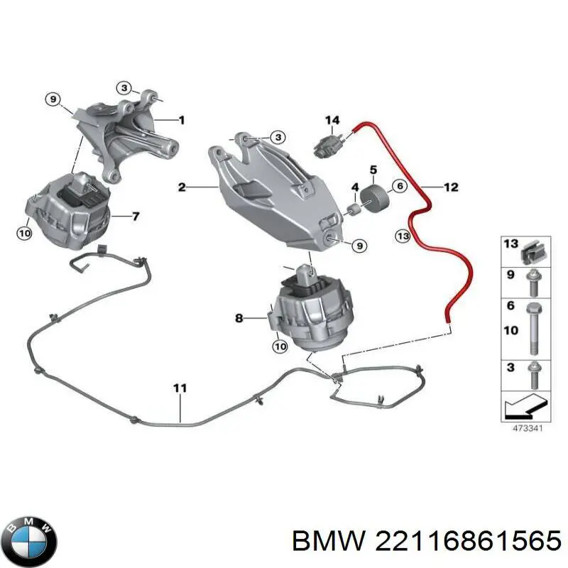 22116861565 BMW