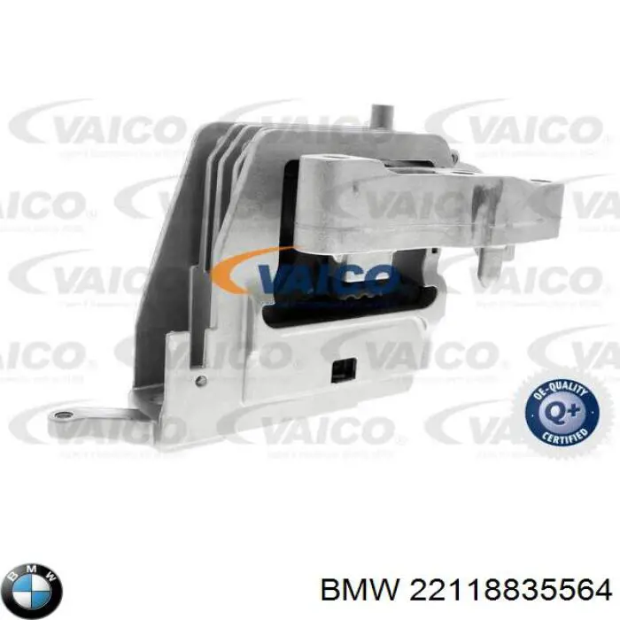 22118835564 BMW soporte de motor derecho