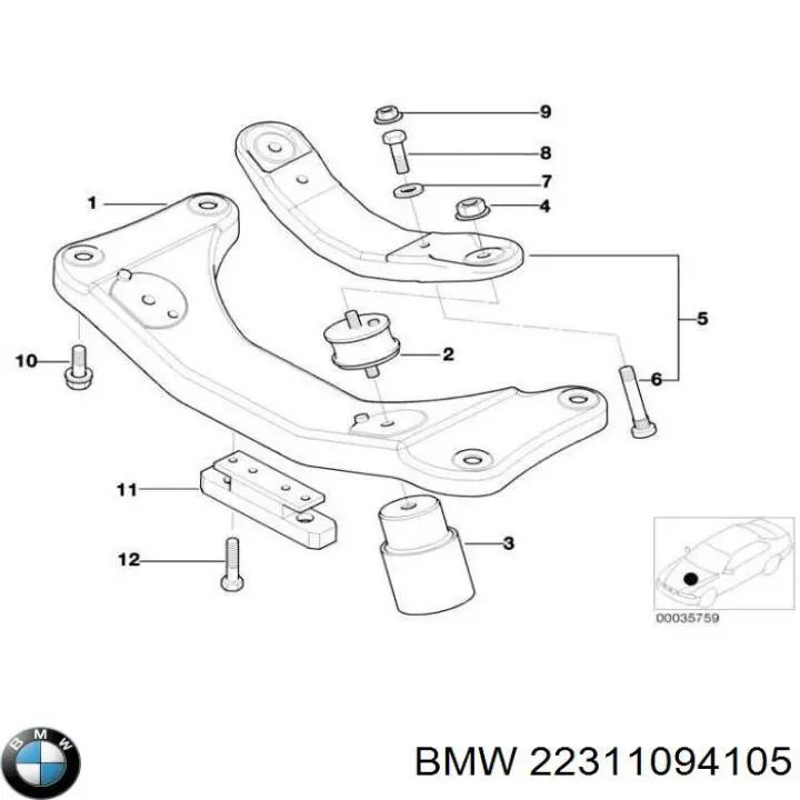 22311094105 BMW