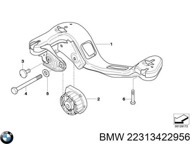Soporte de la caja de transferencia BMW 22313422956 precio, desde 47,34 EUR