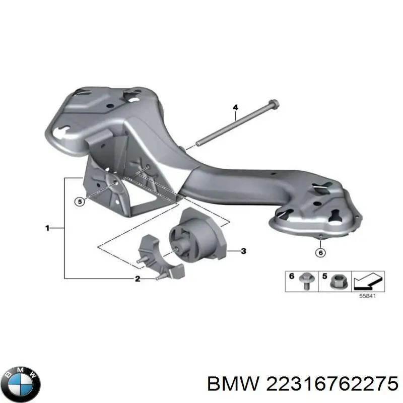 Comprar 22316762275 BMW Soporte de la caja de cambios