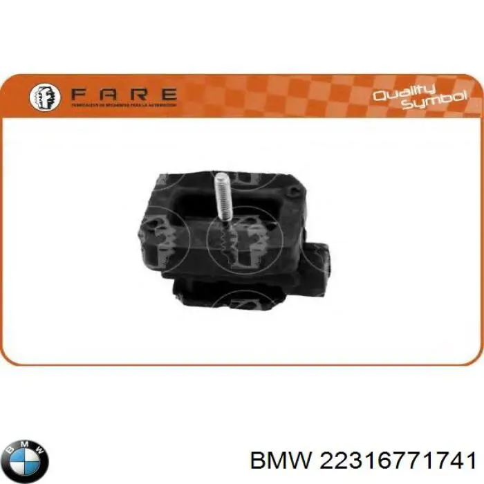 22316771741 BMW montaje de transmision (montaje de caja de cambios)