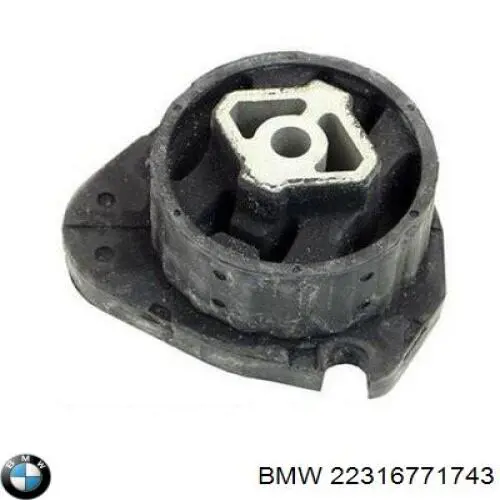 22316771743 BMW montaje de transmision (montaje de caja de cambios)