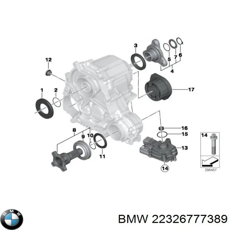 22326777389 BMW suspensión, transmisión, caja de transferencia