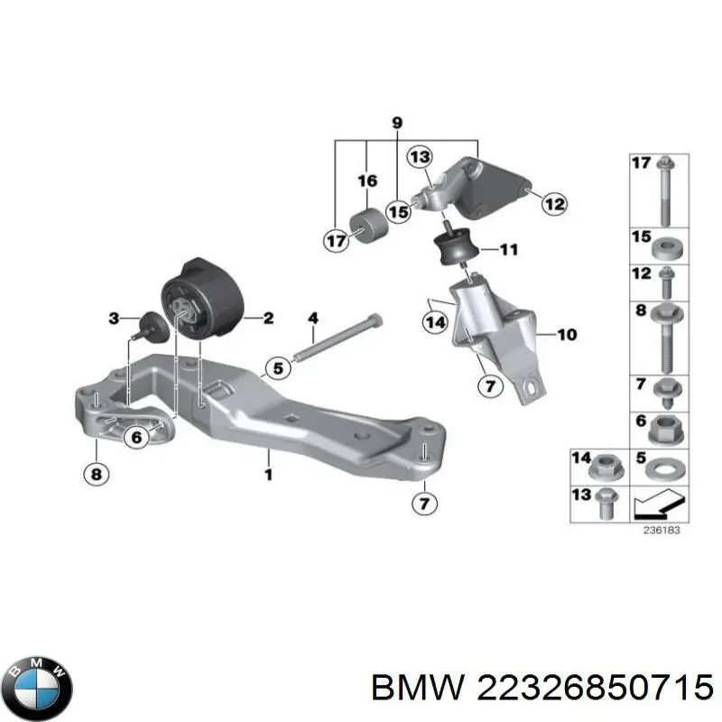 22326850715 BMW bomba hidráulica de dirección