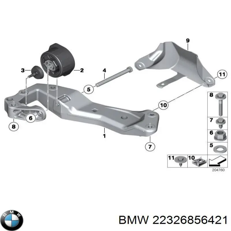 Soporte de la caja de transferencia BMW 22326856421 precio, desde 54,77 EUR