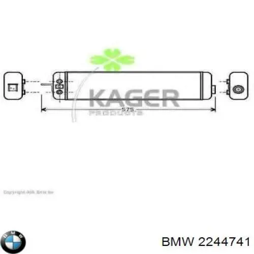 2244741 BMW radiador de aceite