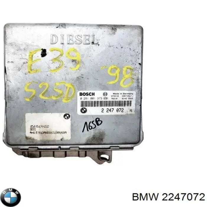2247072 BMW módulo de control del motor (ecu)