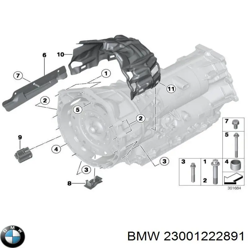 Comprar 23001222891 BMW Tornillos de culata