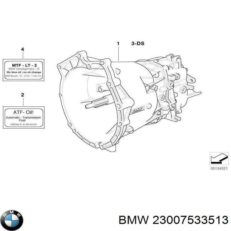 Caja de cambios mecánica BMW 23007533513 precio, desde 257,00 EUR