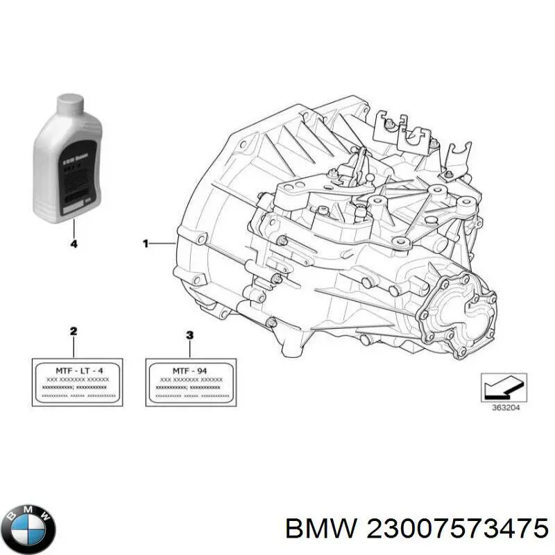 756872104 BMW Transimisión manual