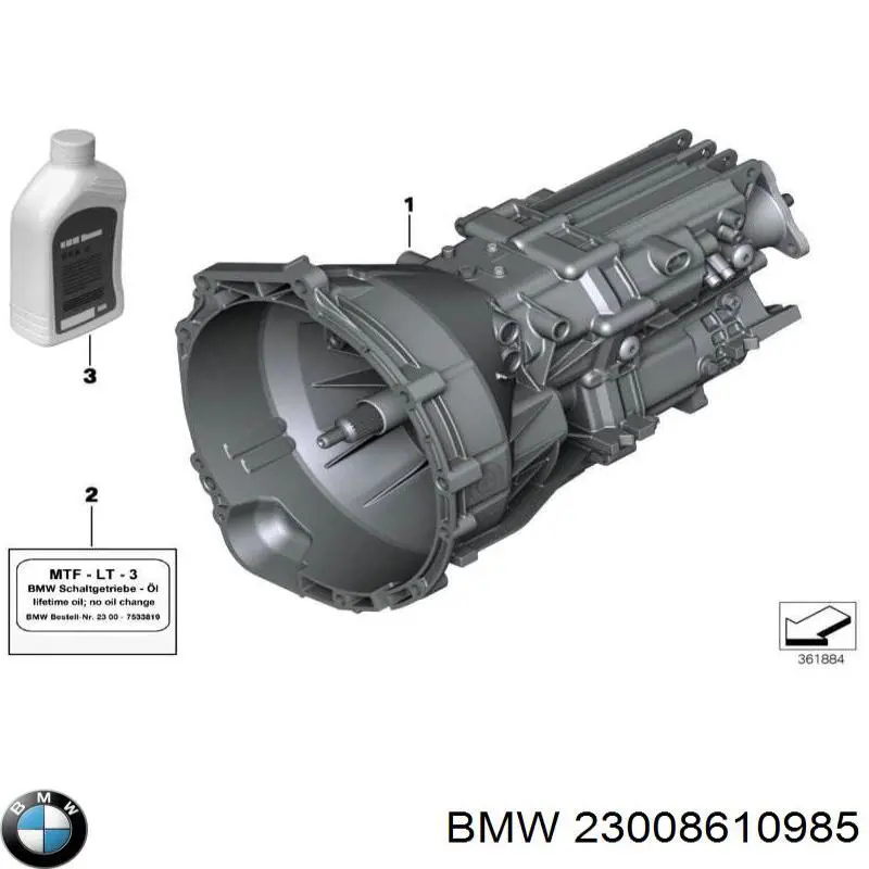 Caja de cambios mecánica BMW 23008610985 precio, desde 801,50 EUR