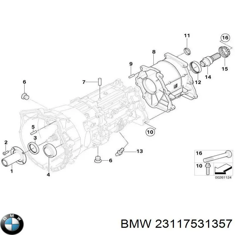 23117531357 BMW tapón de expansión de refrigerante/anticongelante