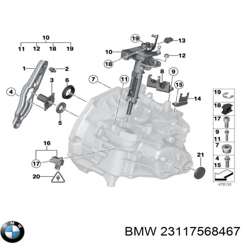 Horquilla de embrague BMW 23117568467 precio, desde 62,82 EUR