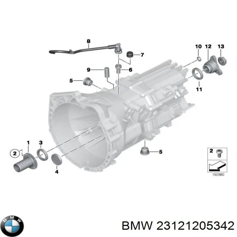 Comprar 23121205342 BMW Retén del eje secundario de la transmisión