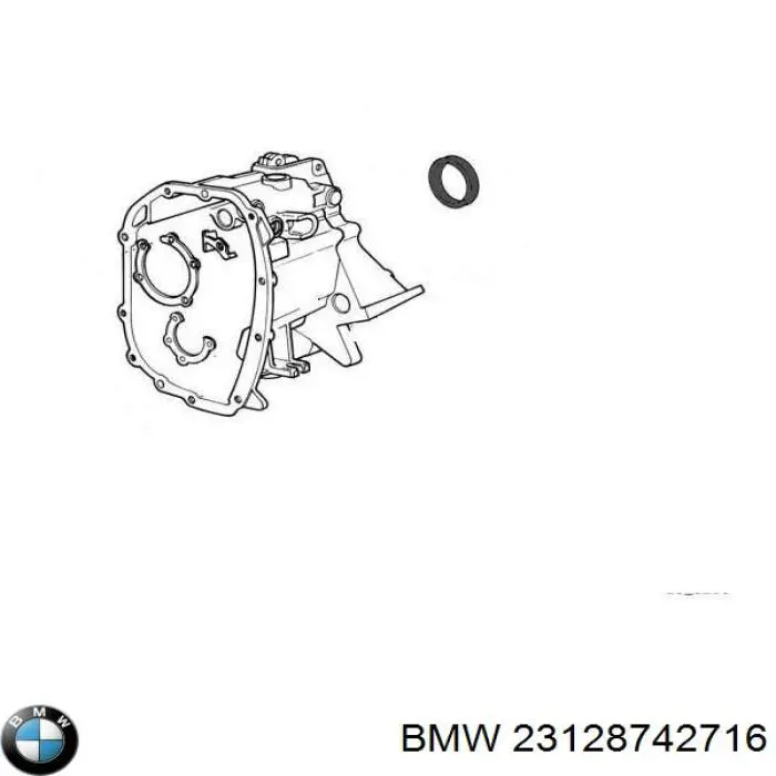Comprar 23121228332 BMW Retén del eje secundario de la transmisión