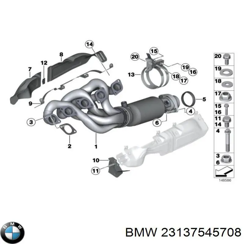 Comprar 23137545708 BMW Tornillos de culata