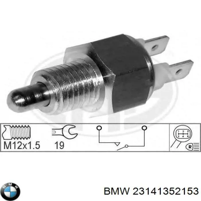 23141352153 BMW interruptor, piloto de marcha atrás