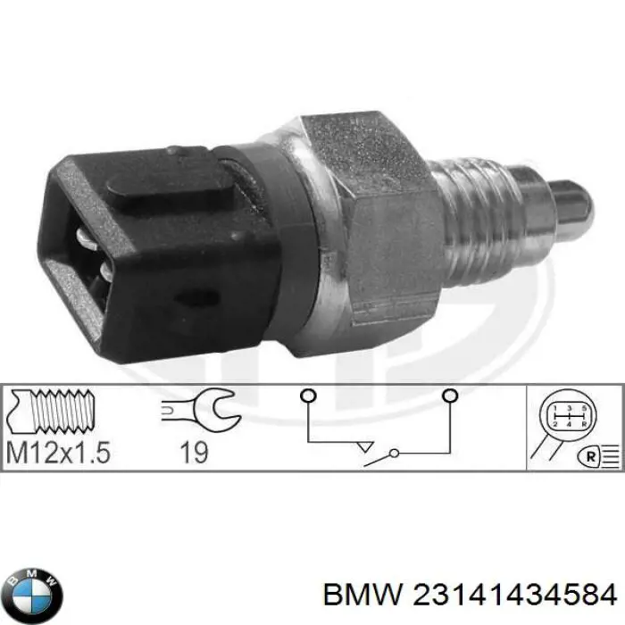 23141434584 BMW sensor de marcha atrás