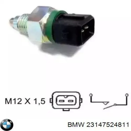 Comprar 23147524811 BMW Interruptor de luz de marcha atrás