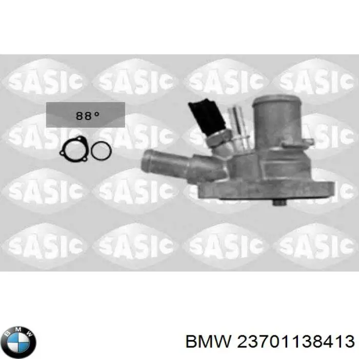 Comprar 23701138413 BMW Abrazadera de tubo de escape trasera