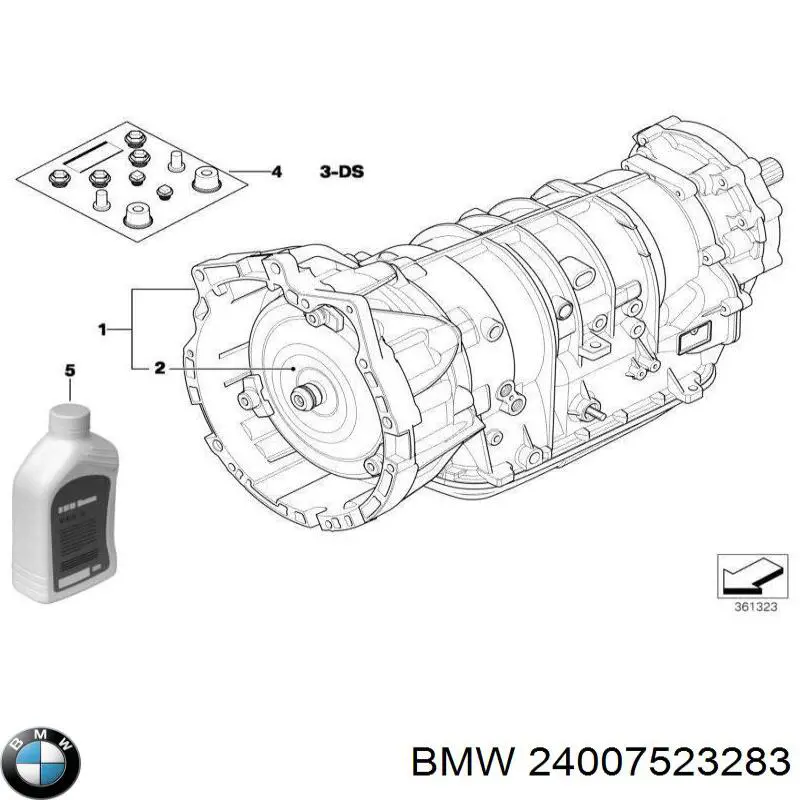 24007518608 BMW transmisión automática completa