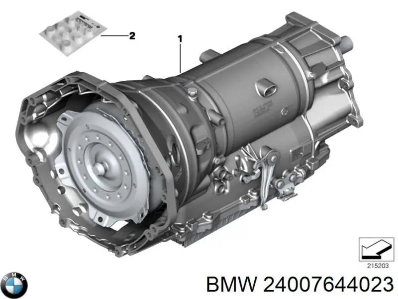 24007644023 BMW transmisión automática completa