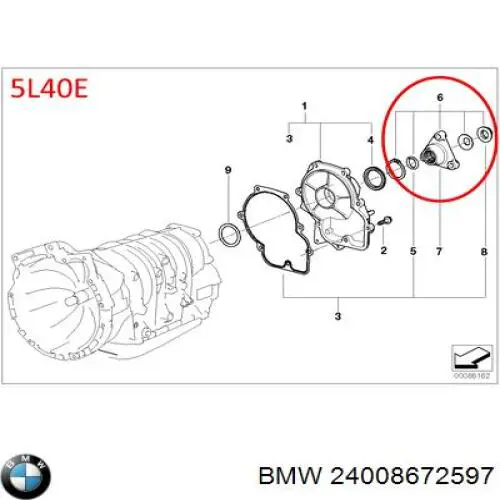 Cuerpo de válvulas de la transmisión automática BMW 24008672597 precio, desde 3774,30 EUR
