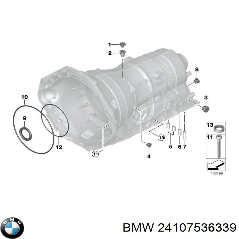 Kit de reparación, caja de cambios automática para BMW 3 (E90)