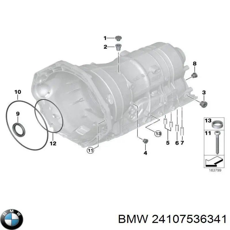 Kit de reparación de caja de cambios automática BMW 7536341 precio, desde 17,11 EUR