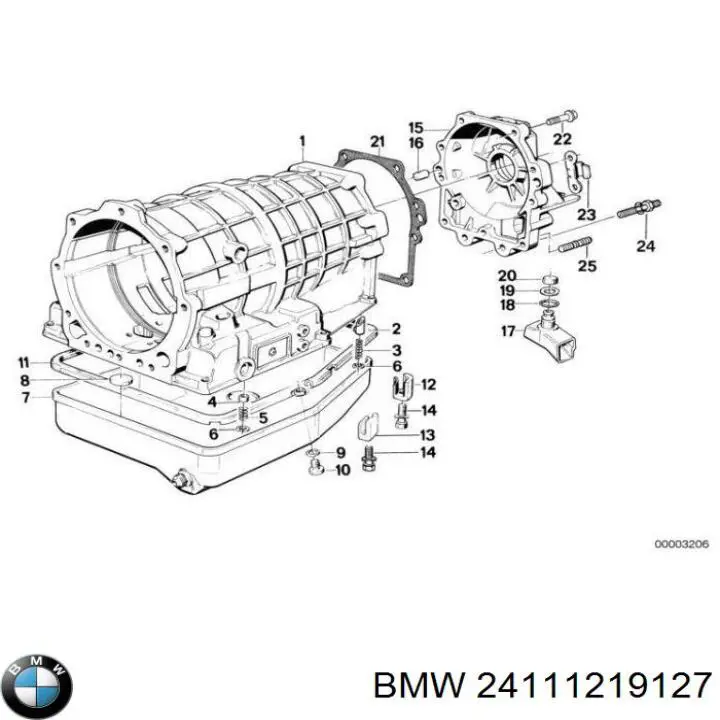 Junta del cárter de aceite de la caja de cambios BMW 24111219127 precio, desde 6,59 EUR