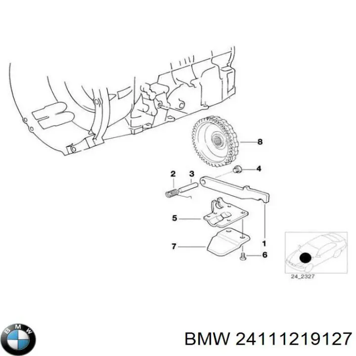 Comprar 24111219127 BMW Junta del cárter de aceite de la caja de cambios