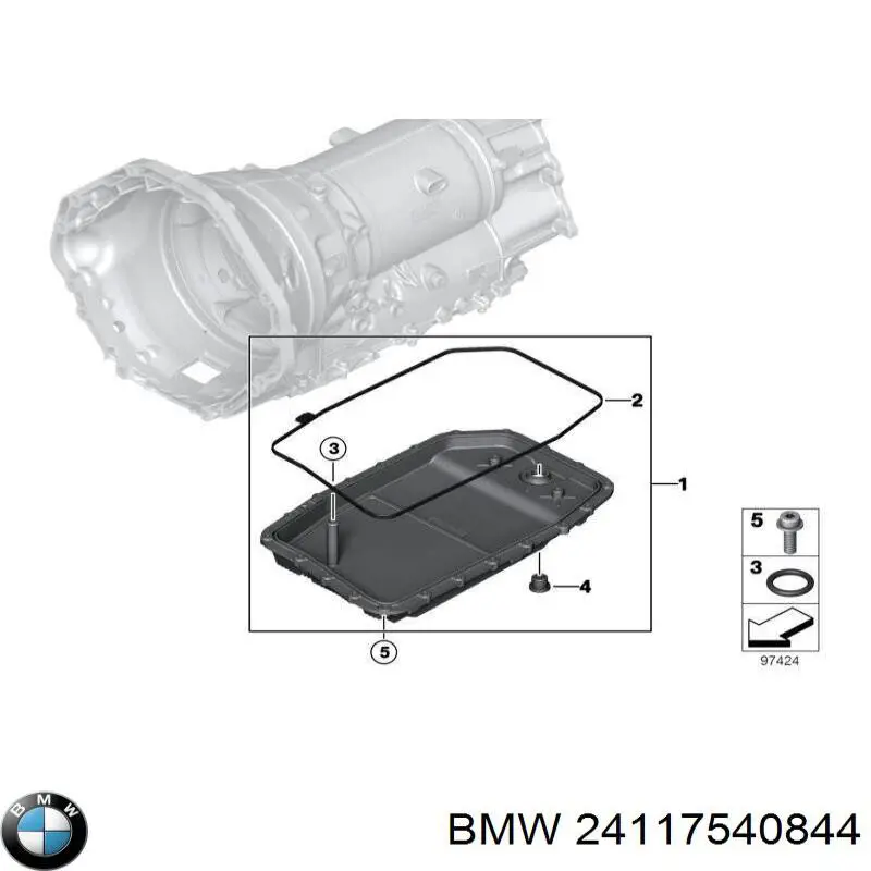 Junta del cárter de la transmisión automática/manual para BMW X1 (E84)