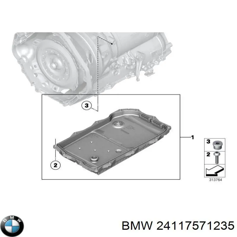 Junta del cárter de aceite de la caja de cambios BMW 24117571235 precio, desde 13,24 EUR