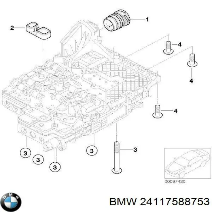 24117588753 BMW junta, cárter de aceite, caja de cambios