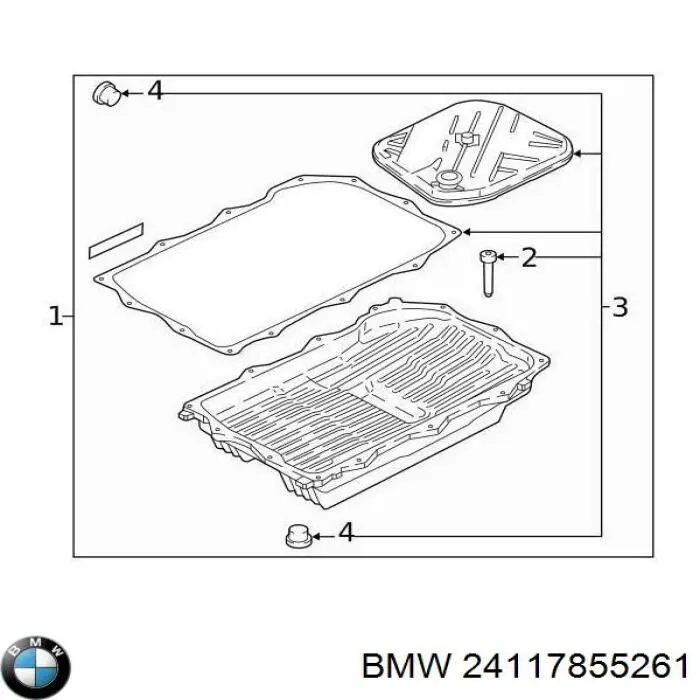 Cárter de aceite de la transmisión automática BMW 24117855261 precio, desde 425,91 EUR