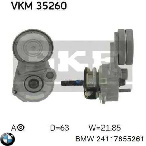 24117855261 BMW Carter caja de cambios automatica