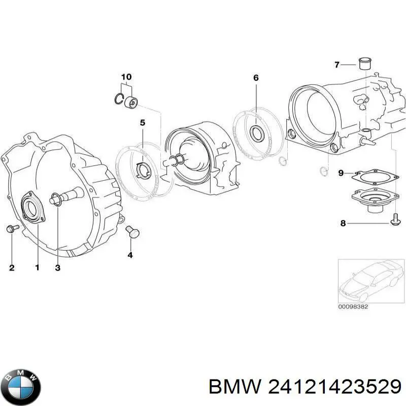 Retén del eje primario de la transmisión BMW 24121423529 precio, desde 14,19 EUR