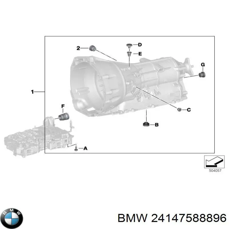 501220929 ZF Parts Conector de transmisión automática