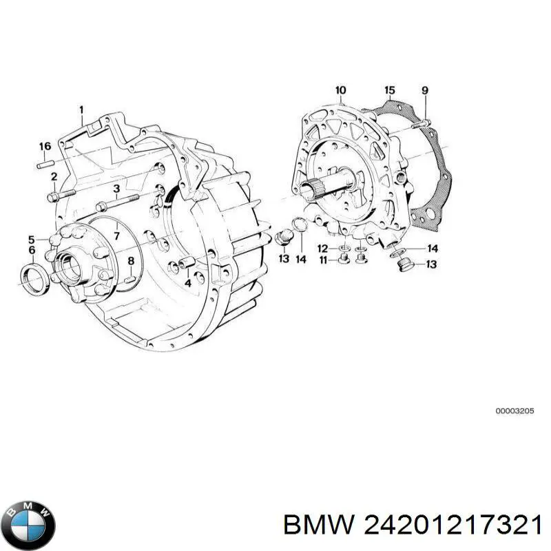 24201217321 BMW junta, tapa de tubo de llenado de aceite