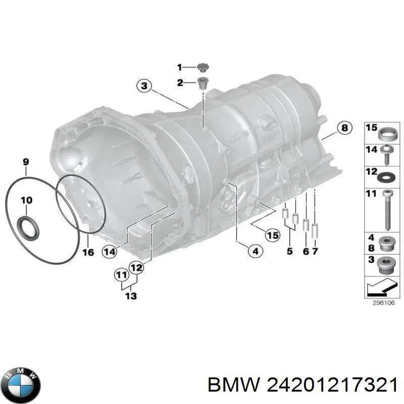 Junta de tapa del tubo de llenado de aceite BMW 24201217321 precio, desde 27,51 EUR