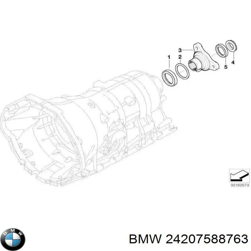 Retén del eje secundario de la transmisión BMW 24207588763 precio, desde 6,55 EUR