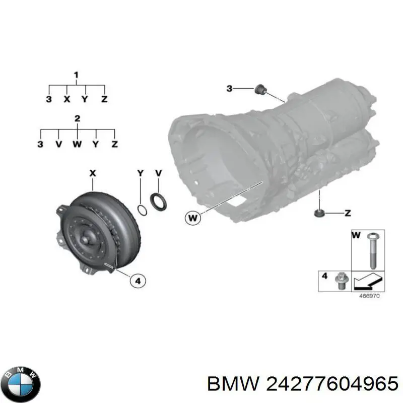 24277604965 BMW kit de reparación de cuerpo de válvula de transmisión automática