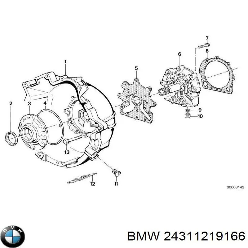0734313064 ZF Parts Anillo de sellado de la bomba de aceite de la transmisión automática