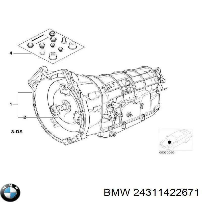 Comprar 24311422671 BMW Retén del eje primario de la transmisión