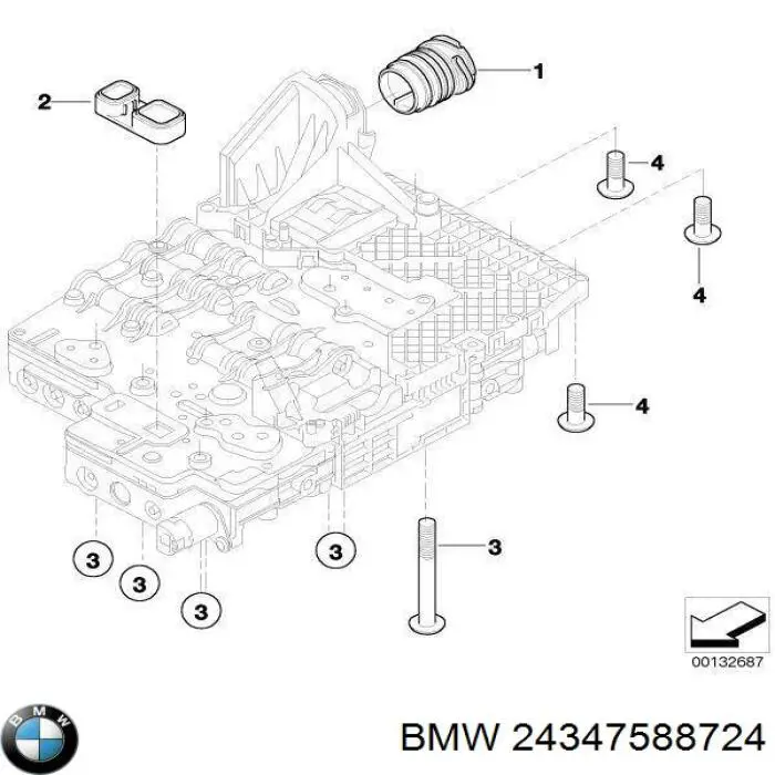 Comprar 24347536362 BMW Junta de cuerpo de válvulas de transmisión automática